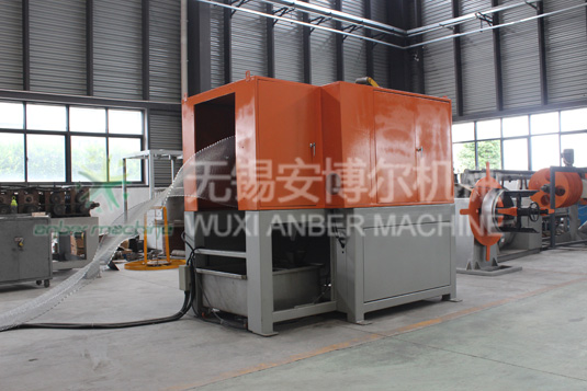 Rotary type metal lath machine