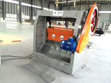 Expanded metal mesh machine