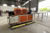 Forming and cutting machine with collecting table